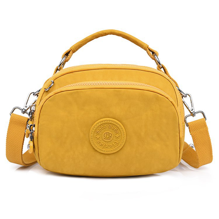 Women's Lightweight Waterproof Crossbody Bag Classic Nylon Handbag Multi Pocket Messenger Sling Shoulder Handbag