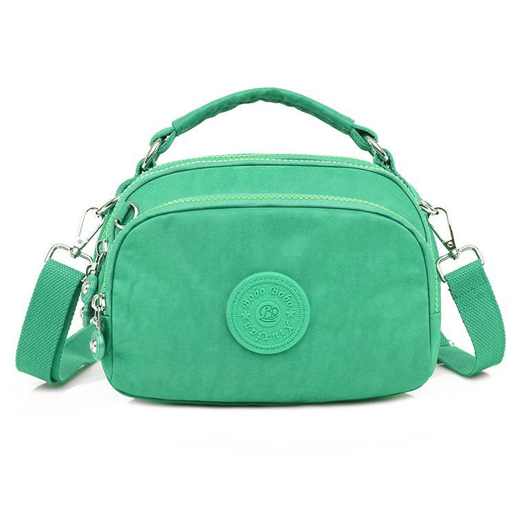 Women's Lightweight Waterproof Crossbody Bag Classic Nylon Handbag Multi Pocket Messenger Sling Shoulder Handbag