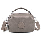Women's Lightweight Waterproof Crossbody Bag Classic Nylon Handbag Multi Pocket Messenger Sling Shoulder Handbag