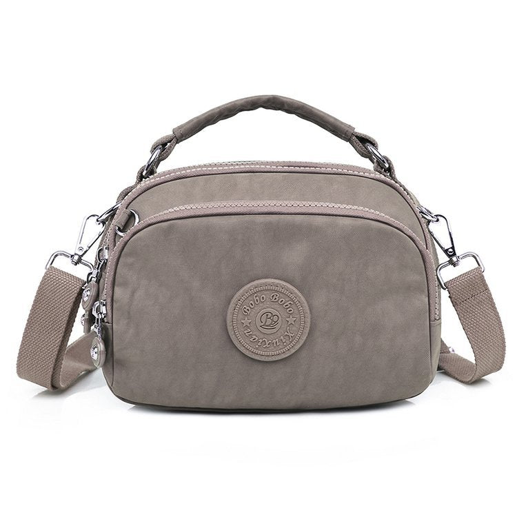 Women's Lightweight Waterproof Crossbody Bag Classic Nylon Handbag Multi Pocket Messenger Sling Shoulder Handbag