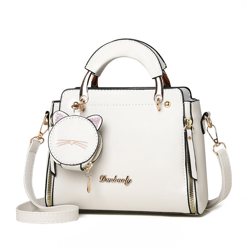 Women's Fashionable Handbag Versatile Large Capacity Women's Shoulder Bag Original Leather Women Handbag - Acquisti Online