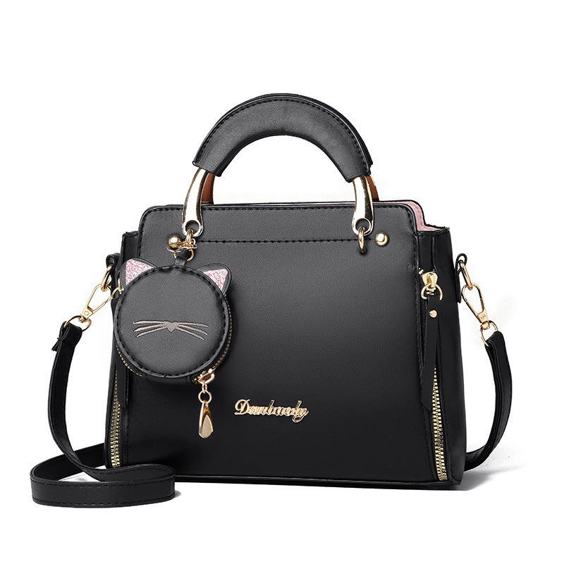 Women's Fashionable Handbag Versatile Large Capacity Women's Shoulder Bag Original Leather Women Handbag - Acquisti Online