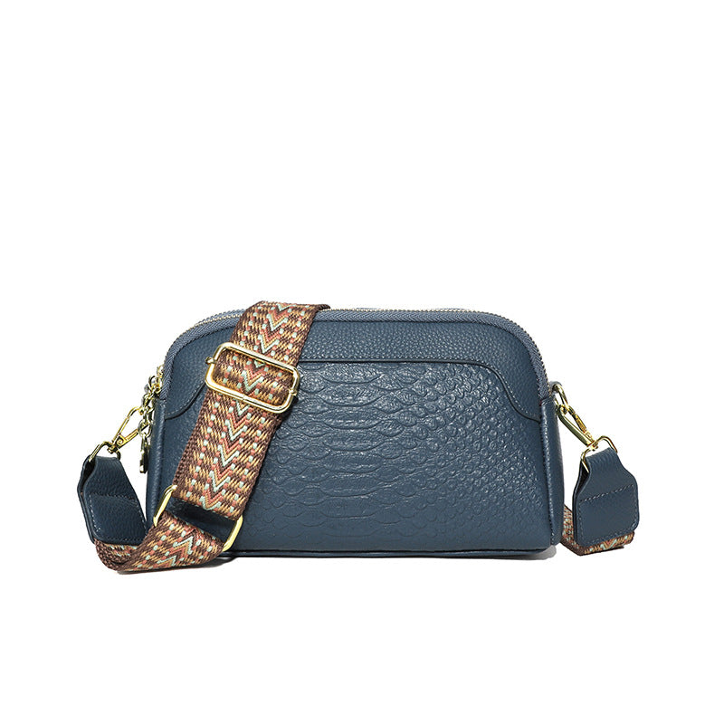 Women's Shoulder Bag Cow Leather Crocodile Messenger Bag Luxury High Quality Ladies Crossbody Large Capacity Shoulder Bag