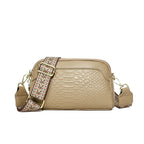 Women's Shoulder Bag Cow Leather Crocodile Messenger Bag Luxury High Quality Ladies Crossbody Large Capacity Shoulder Bag
