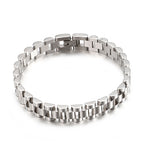 Stylish Stainless Steel Gold-Plated Bracelet