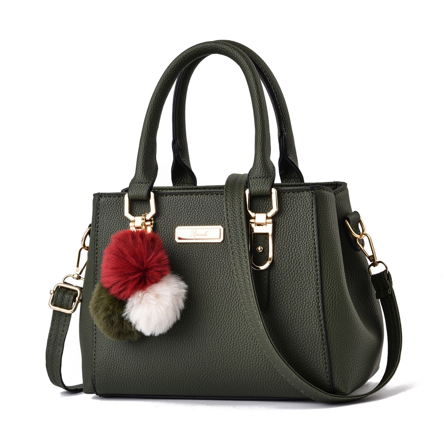 Women's Fashion Handbag PU Leather Large Capacity Shoulder Tote Zipper Purse Satchel Crossbody Bag Women's Handbags