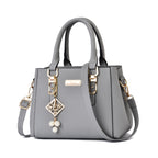 Women's Fashion Handbag PU Leather Large Capacity Shoulder Tote Zipper Purse Satchel Crossbody Bag Women's Handbags