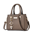 Women's Fashion Handbag PU Leather Large Capacity Shoulder Tote Zipper Purse Satchel Crossbody Bag Women's Handbags