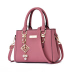 Women's Fashion Handbag PU Leather Large Capacity Shoulder Tote Zipper Purse Satchel Crossbody Bag Women's Handbags