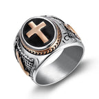 Stylish New Men's Cross Ring