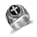 Stylish New Men's Cross Ring