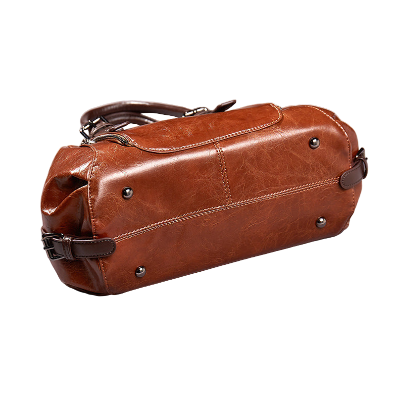 Women's Shoulder Bag High Quality Ladies Retro Brand  Handbag PU Leather Large Capacity Vintage Luxury Classic Handbag