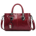 Fahionable Women's Soft Leather Handbag Crossboday Bag Luxury Shoulder Handbags Large Capacity Women Shoulder Bags - Acquisti Online