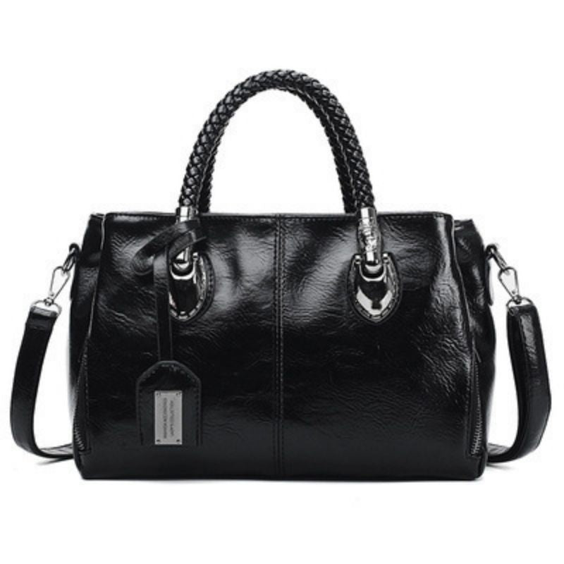 Fahionable Women's Soft Leather Handbag Crossboday Bag Luxury Shoulder Handbags Large Capacity Women Shoulder Bags - Acquisti Online