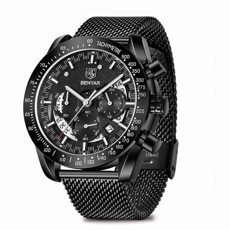 Orologio al quarzo impermeabile alla moda da uomo