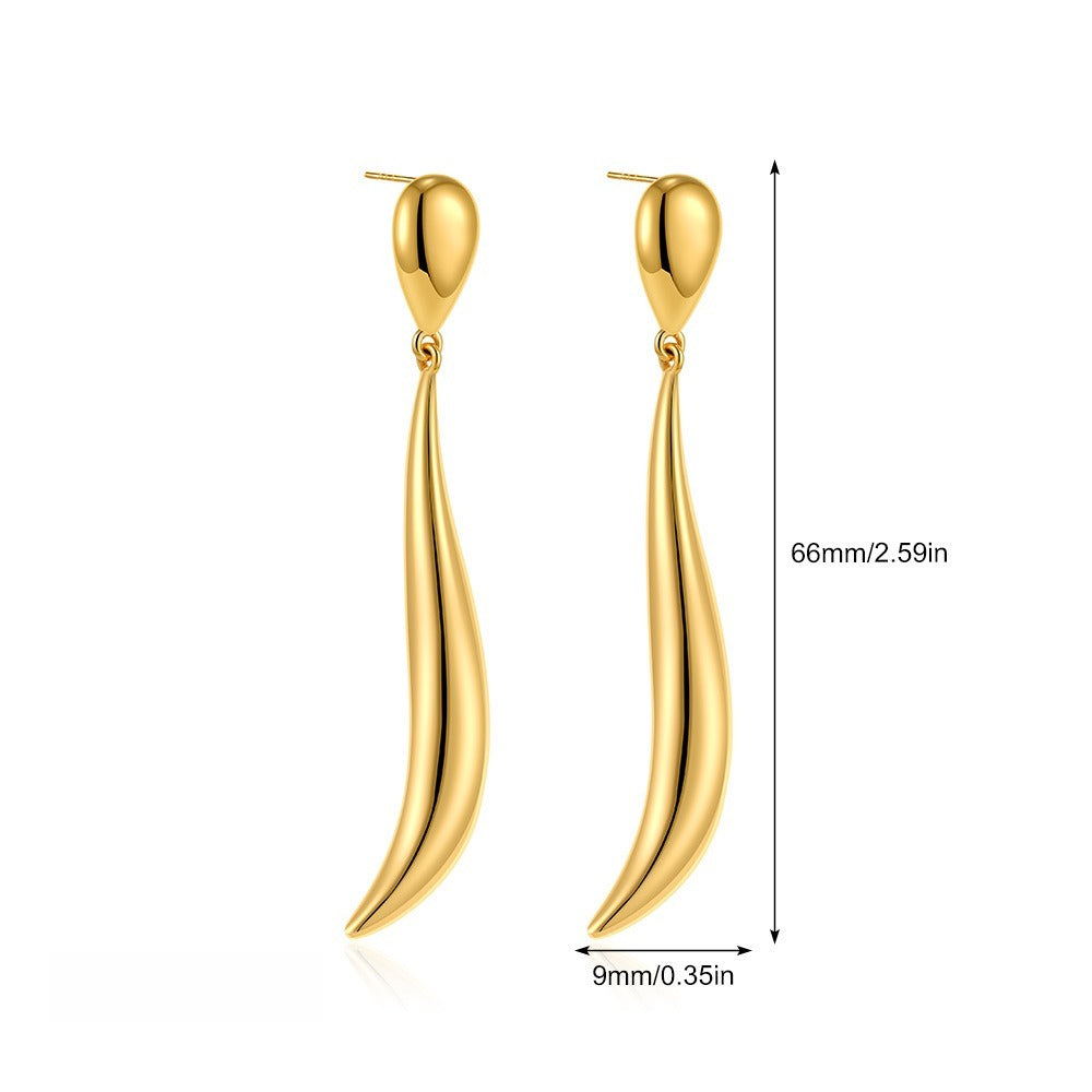 New Splicing Line Stud Women's Earrings