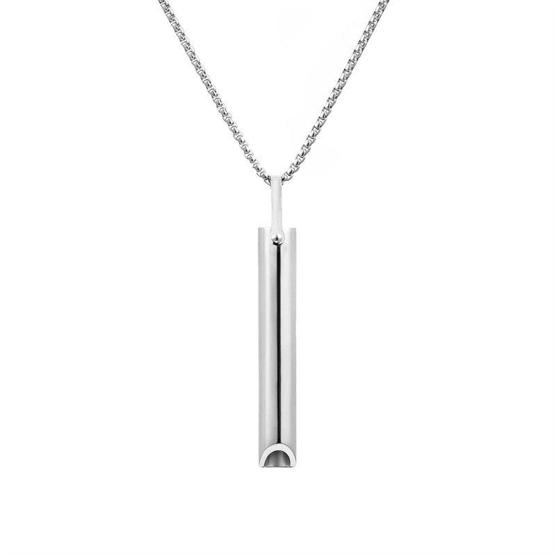 Whistle Decompression Pendant Necklace