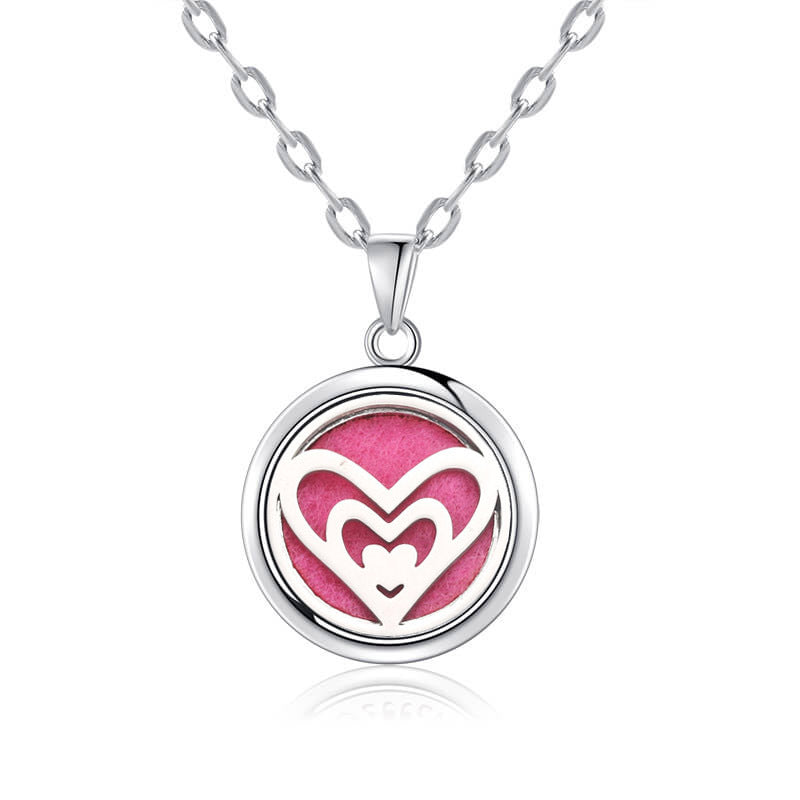 Women Fashionable Pendant Necklace S925 Stainless Steel High Quality Different Pattern Women Pendant Necklace