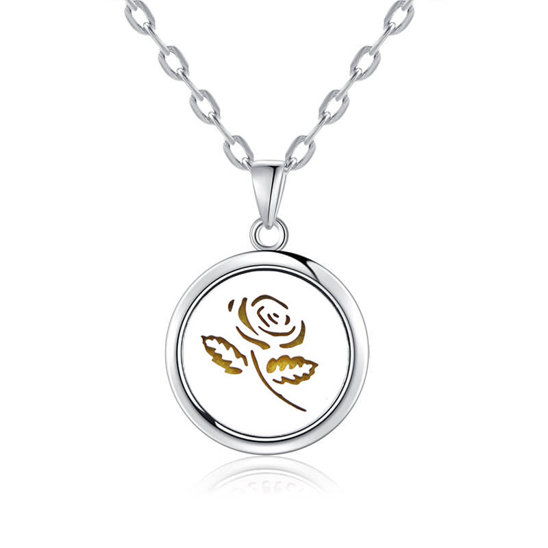 Women Fashionable Pendant Necklace S925 Stainless Steel High Quality Different Pattern Women Pendant Necklace