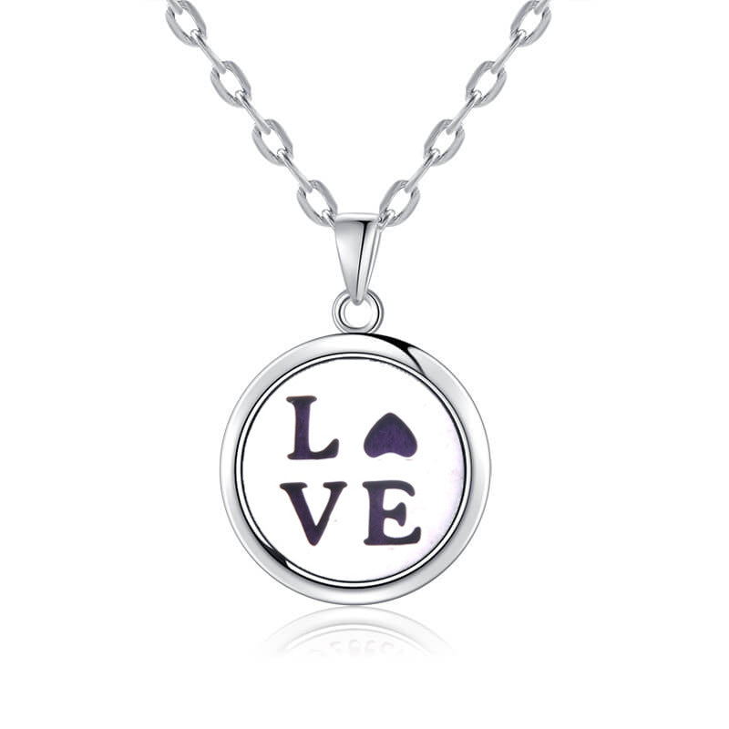 Women Fashionable Pendant Necklace S925 Stainless Steel High Quality Different Pattern Women Pendant Necklace