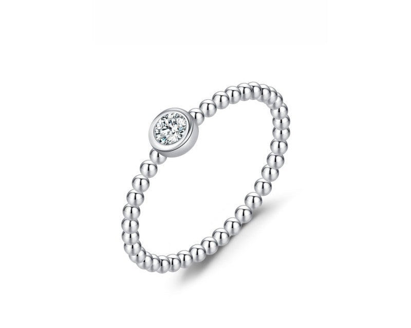 Modieuze nieuwe Mossam diamanten damesring 