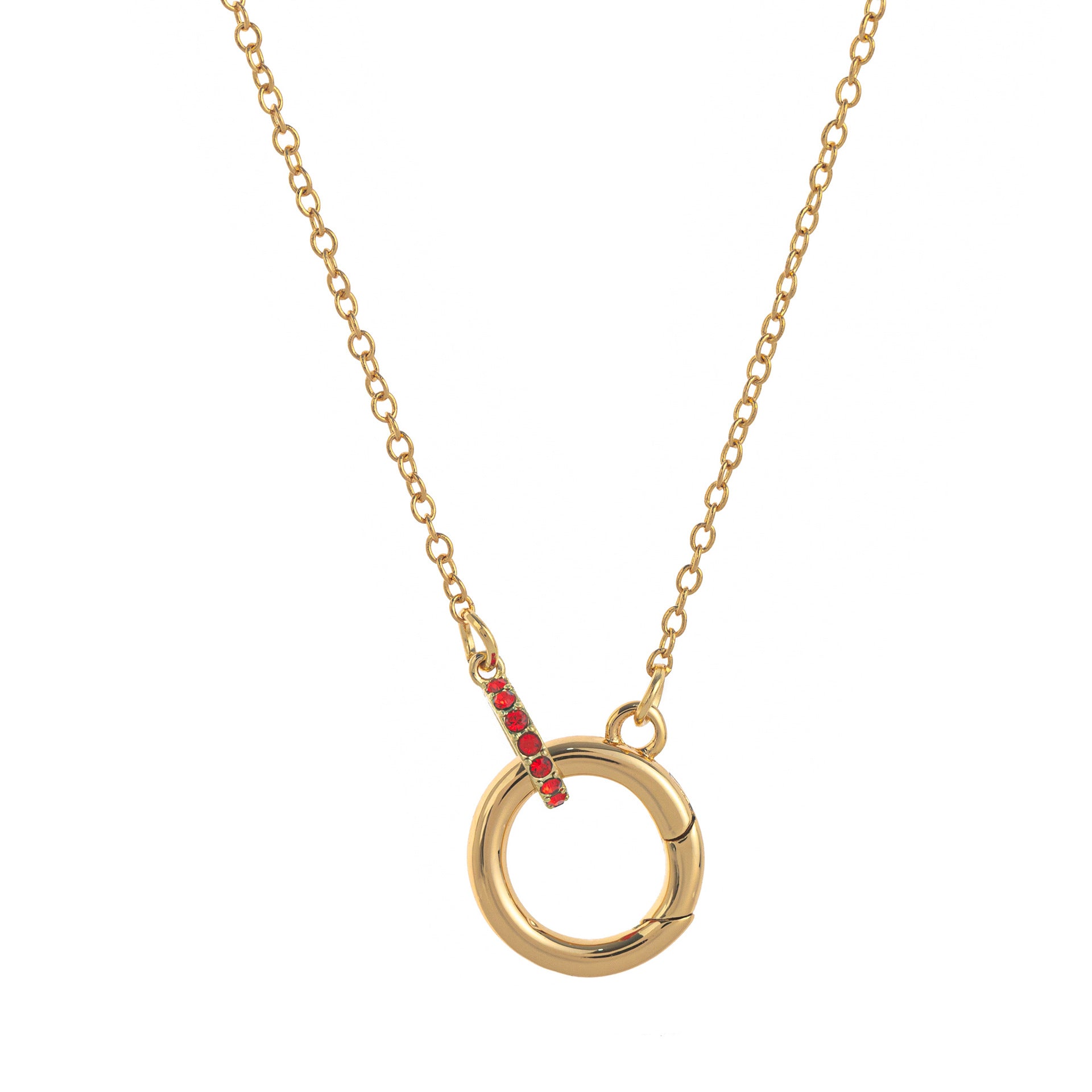 New Fashionable Color Twelve Birthstone Women's Necklace