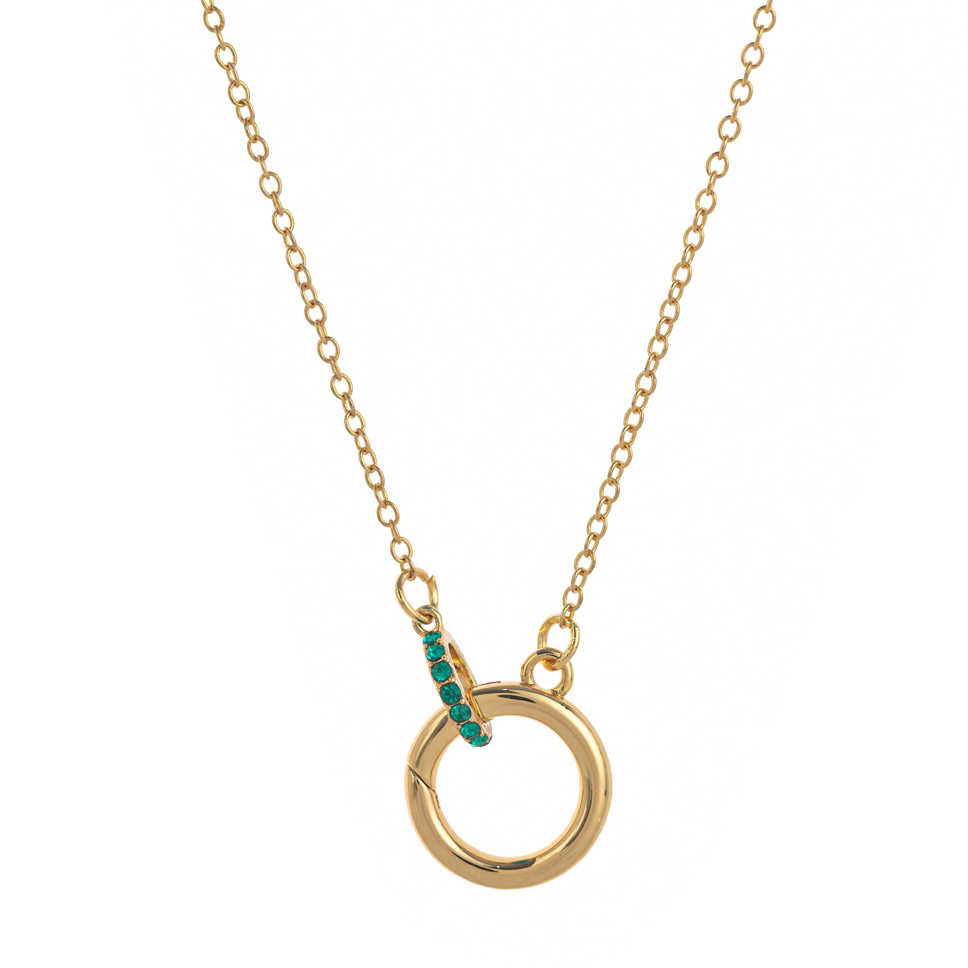 New Fashionable Color Twelve Birthstone Women's Necklace