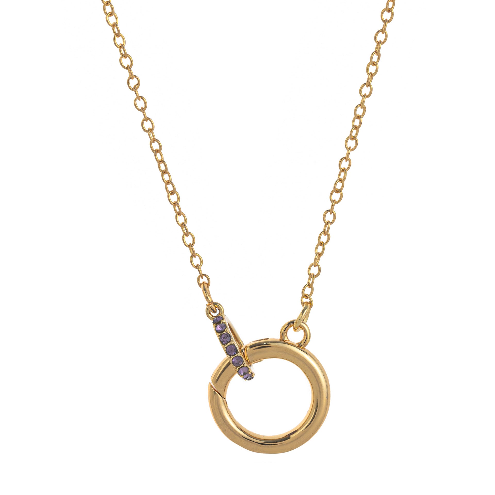 New Fashionable Color Twelve Birthstone Women's Necklace