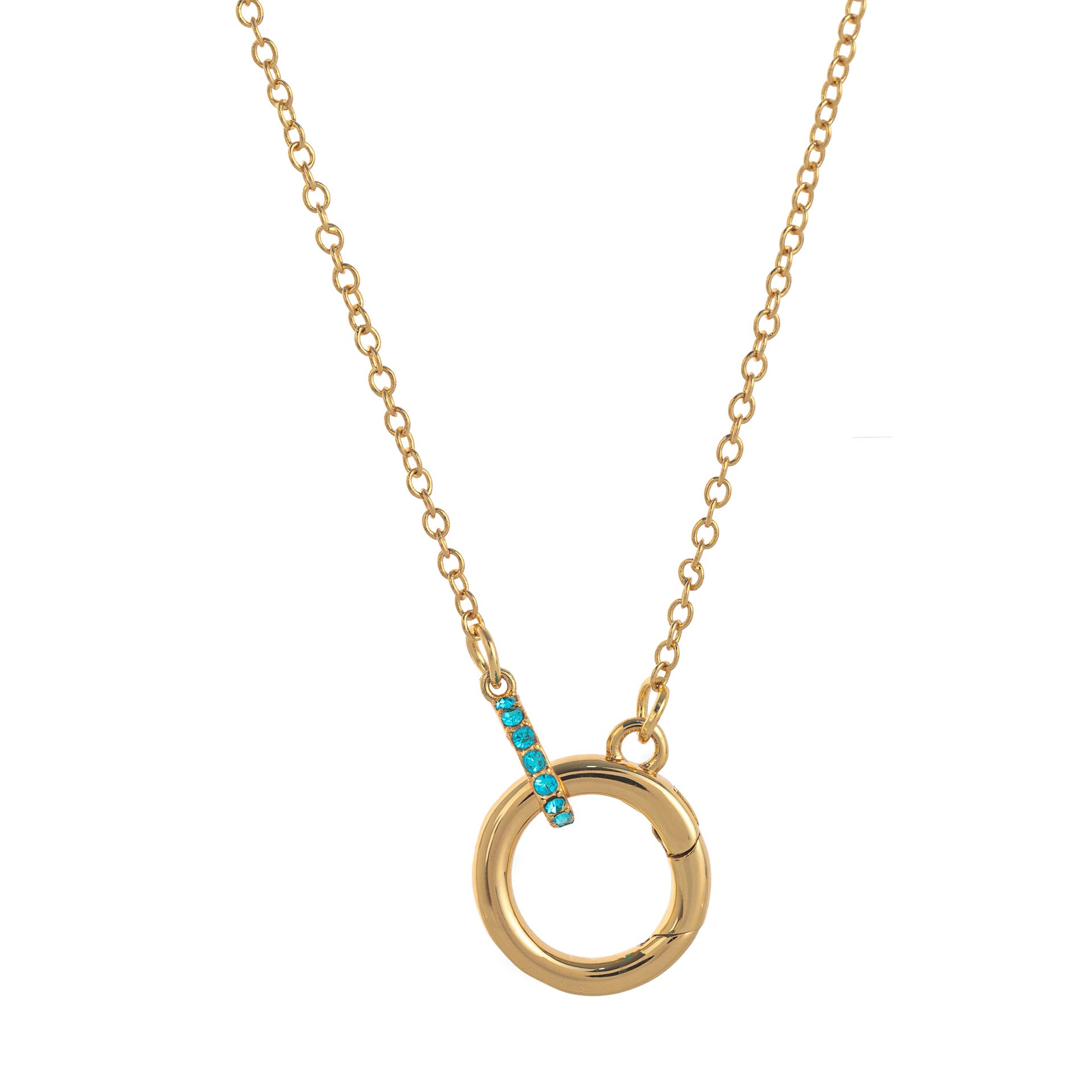 New Fashionable Color Twelve Birthstone Women's Necklace