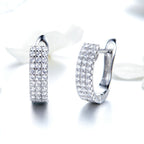 Simple Women's S925 silver Ear Ring