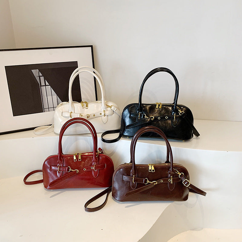Retro Portable Fashion Shoulder Women's Bag Simple Large-capacity Crossbody Bag