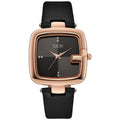 GEDI High-End Women's Quartz Watch Ankela Retro and Simple Design with Leather Band Fashion Trend Quartz Watch - Acquisti Online