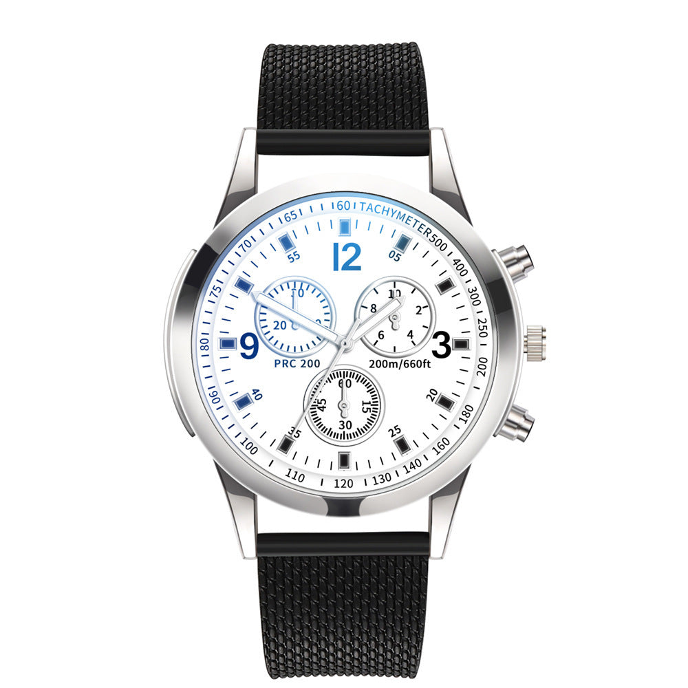 Men's Quartz mesh with watch
