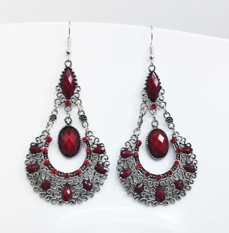 Bohemian water droplets tassel earrings - Acquisti Online