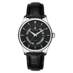 Wwoor Brand Luxury Men Sports Watches Leather Fashion Casual Quartz Watch Waterproof Perfect Calendar Quartz Watch