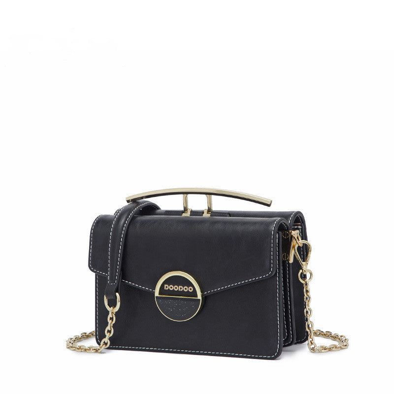 Doodoo Luxury High-end Women's Crossbody Handbag Genuine Leather Crossbody Fashionable Shoulder Women's Handbag