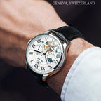 OLEVS Man Automatic Mechanical Flywheel Waterproof Wristwatch - Acquisti Online