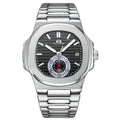 PAULAREIS Men's Classic Fashion Automatic Mechanical Movement Watch Steel Belt Waterproof Man Watch - Acquisti Online