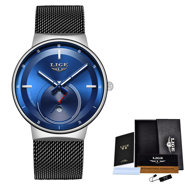 Modieus waterdicht quartzhorloge voor heren