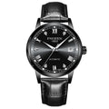 FNGEEN Top Brand Luxury Fashion Green Mechanical Watch for Men Stainless Steel Waterproof Sports Automatic Calendar Men's Watch - Acquisti Online