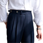 British Men Business Fashionable Men's Casual Pants