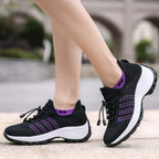 Women's Spring And Summer New Casual Flying Knit Sneakers - Acquisti Online
