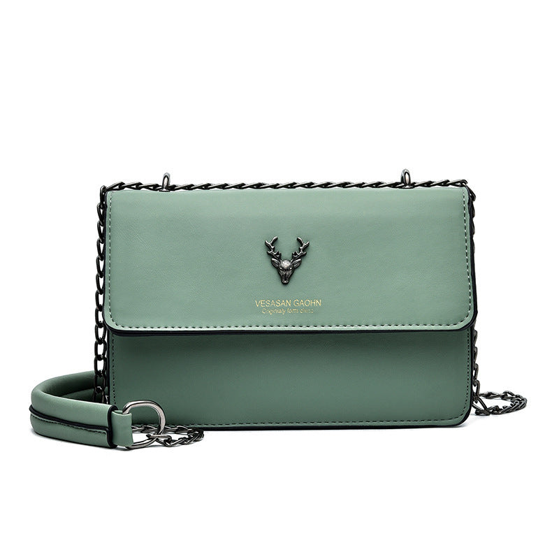 Modieuze, veelzijdige damestas met ketting, kunstleren schoudertas met grote capaciteit, damestas met crossbodytas.
