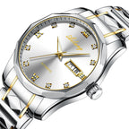 Orologio da uomo AILANG in acciaio inossidabile, impermeabile, automatico, meccanico, orologio da polso da uomo luminoso e impermeabile