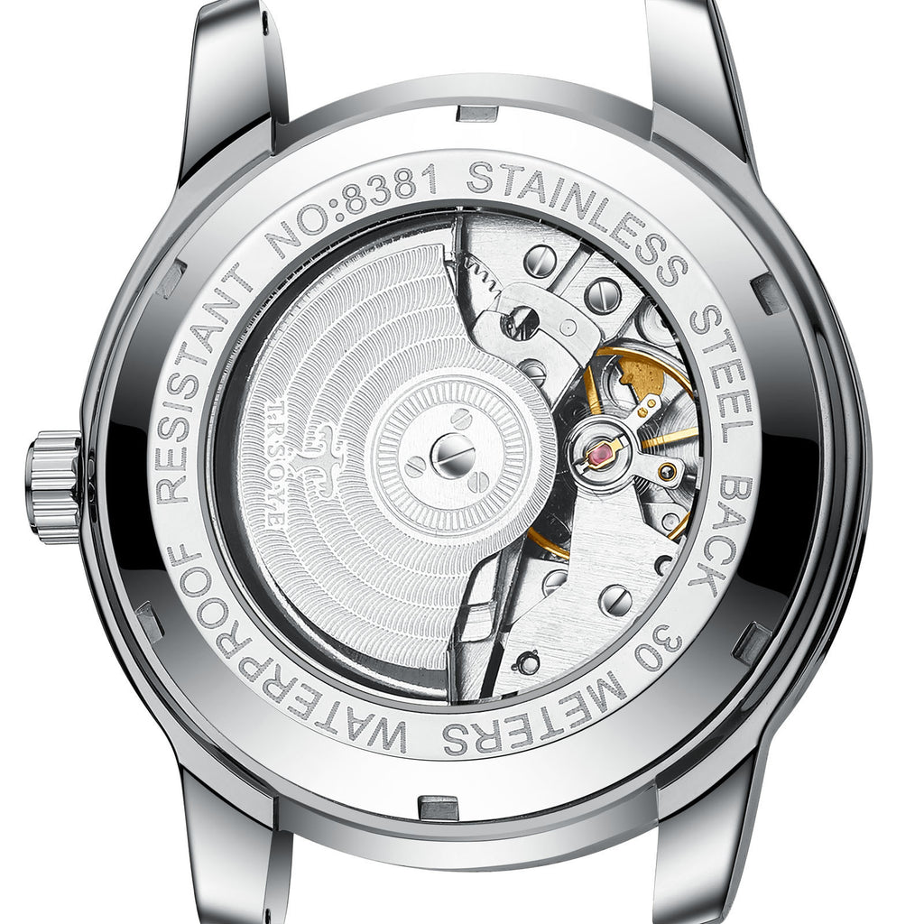 TRSOYE D06 Orologio Automatico Impermeabile da Uomo, Business Casual