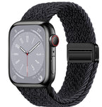 Smart Apple Watch Band Braided Solo Loop Band Magnetic Buckle Band MultiFunction Sports Mode iWatch