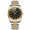 Luxury Fashion Couple Gold Color Watch