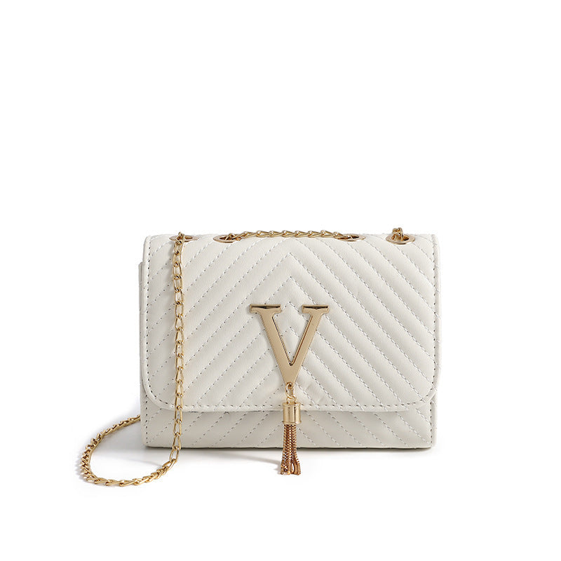 Women's Shoulder Bg Fashion Chain Crossbody Bag  Large Capacity Women's Versatile One Shoulder Messenger Bag