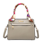 Women Handbag PU Large Capacity Women Shoulder Bag Cross pattern Kelly bag women's portable Shoulder bag