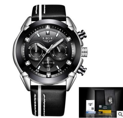 Men's Casual waterproof business sports quartz watch